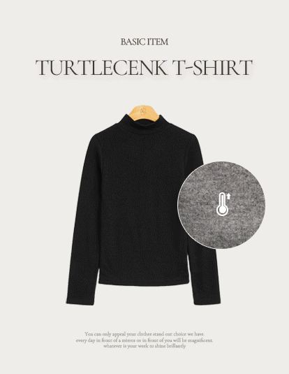 Tシャツ・カットソー citybreeze Wool Tencel Crop Turtleneck T-Shirt_BLACK Artfish Women Long Sleeve Turtleneck Ribebd Crop Top Zip