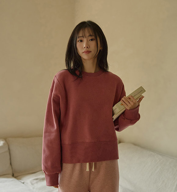 ★GENERAL IDEA★ COZY CROP SWEATSHIRT IVORY WBC1L51542 Feya Cropped Pullover | Lovers + Friends