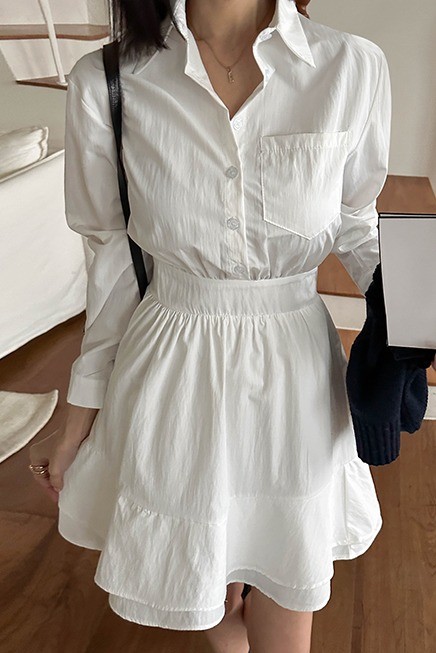 MLB Classic Monogram Stripes Short Sleeve Denim Dress NY