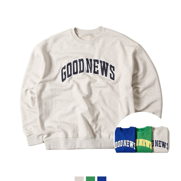 スウェット・トレーナー COVERNAT Overfit Knit Lip Man to Man Oatmeal Covernat Unisex Oversized Knit Lip Sweatshirt Oatmeal