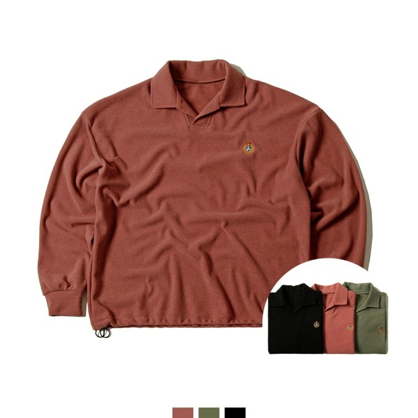 スウェット・トレーナー COVERNAT Small Curly Logo Rugby Man to Man Brown MUSINSA | COVERNAT Stripe Rugby Sweatshirt Navy