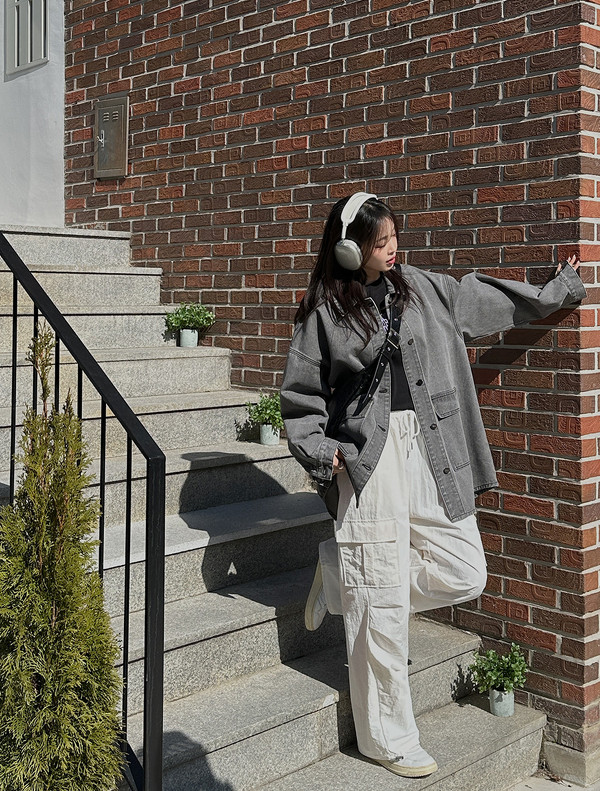 KIRSH Small Cherry Jogger Pants Melange Gray | Joggers