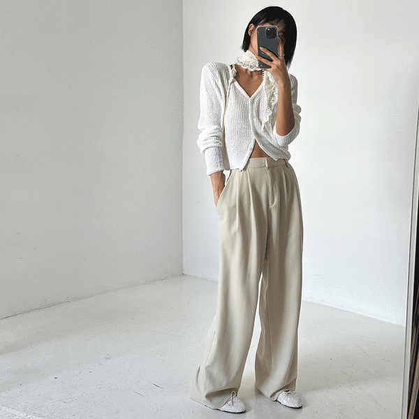 【SPERONE】One Tuck Wide Pants Woman SPERONE】One Tuck Wide Pants Woman ボトムス