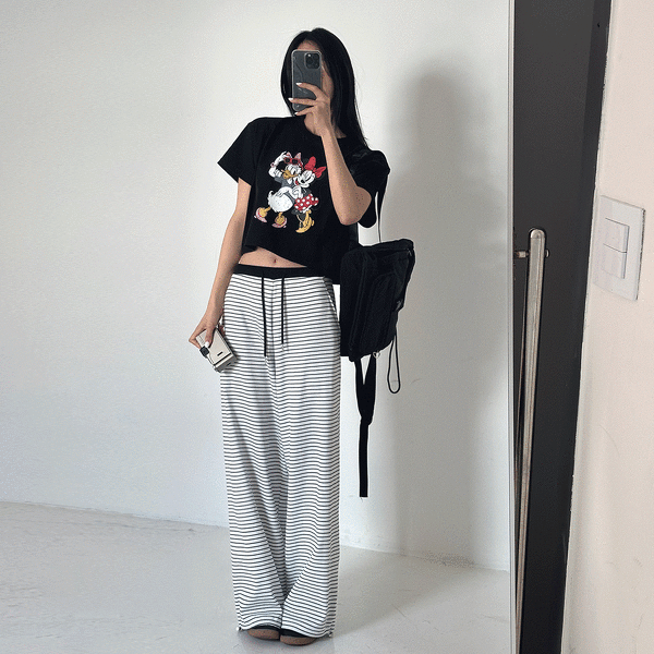 ＊韓国＊［VINVLE］Ribbon Dumble String Banding Pants 3color 61xURRGR+cL._UY350_.jpg
