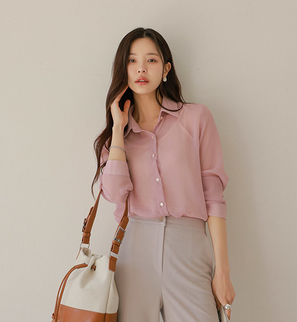 Mind Bridge Unisex JHI Oxford Oversized Shirt | Collared