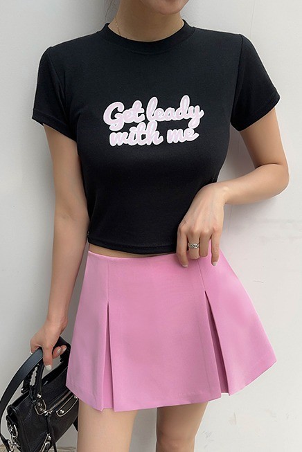 Matin Kim Sporty Track Jersey Top In Grey | Basic Tees for