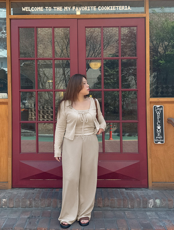JUSTONE Tino Pin Tuck Wide Slacks (with Belt Set) | KOODING