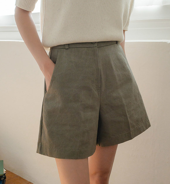 [ KIRSH ]★CHERRY SHORT TERRY PANTS KIRSH Cherry Short Terry Pants Melange Gray | Shorts for