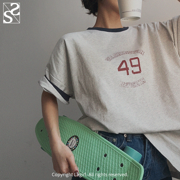 Matin Kim Matin Shade Logo Crop Top In Sky | Basic Tees for